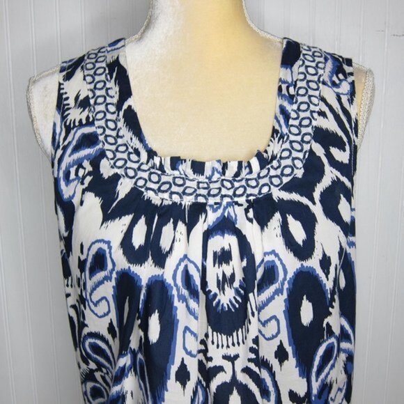 Tommy Hilfiger Patterned Sleeveless Top Size M - Picture 2 of 10